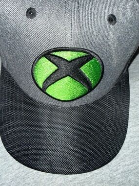 Bioworld Gray Cap with Green Xbox Embroidery